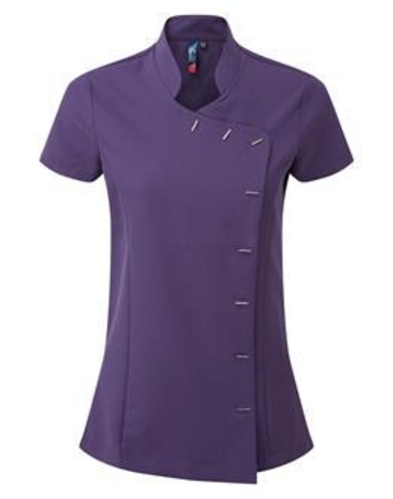Personalised Premier Ladies 'Orchid' Beauty and Spa Tunic Short Sleeve