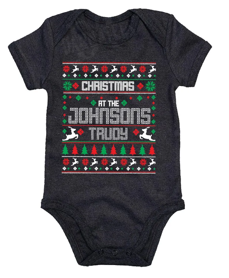 Personalized Family Christmas T-Shirts: Matching Holiday Shirts