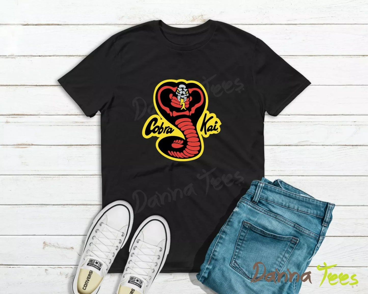 Cobra Kai Karate Kid Miyagi-Do Inspired Retro GIFT Adult & Kids T-Shirt 100%Cotton