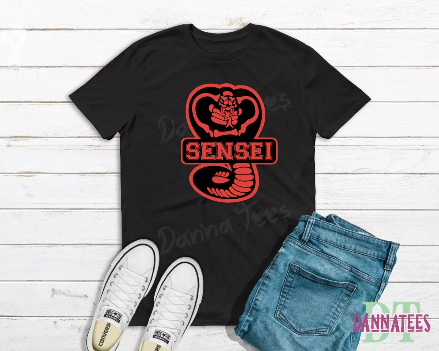 Cobra Kai SENSEI Karate Kid Miyagi-Do Inspired Retro Kids T-Shirt 100%CottonGIFT