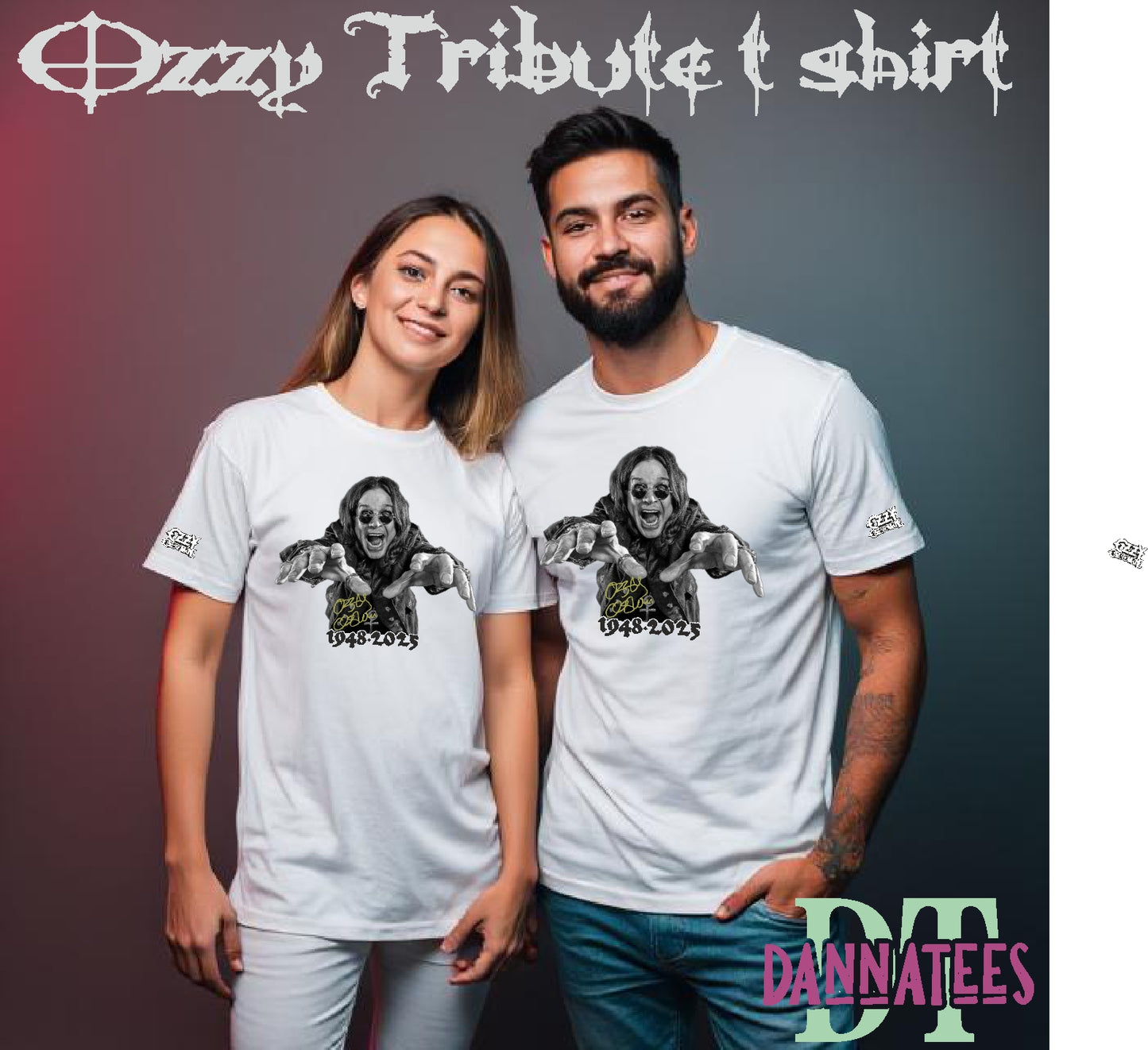 R.I.P OZZY OSBOURNE 1948-2025 Tribute T-shirt Music Fan Unisex, Kids & Lady Fit