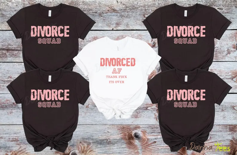 DIVORCED AF & DIVORCE Squad Tshirt