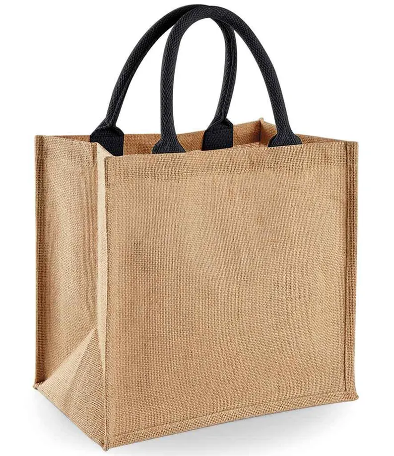10+1 Westford Mill Printers Jute Classic Tote Bag