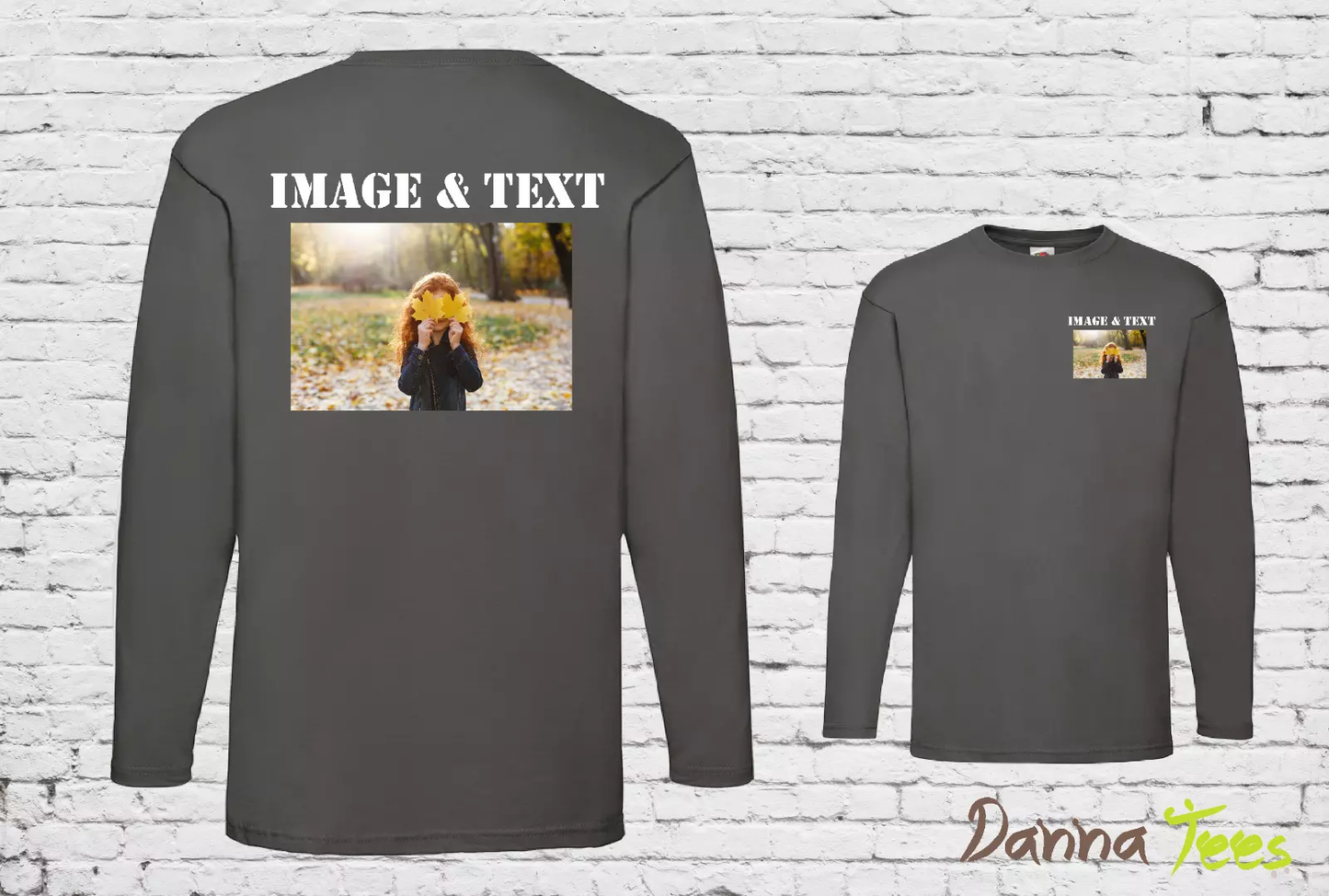 Custom Printed Long Sleeve T-Shirt