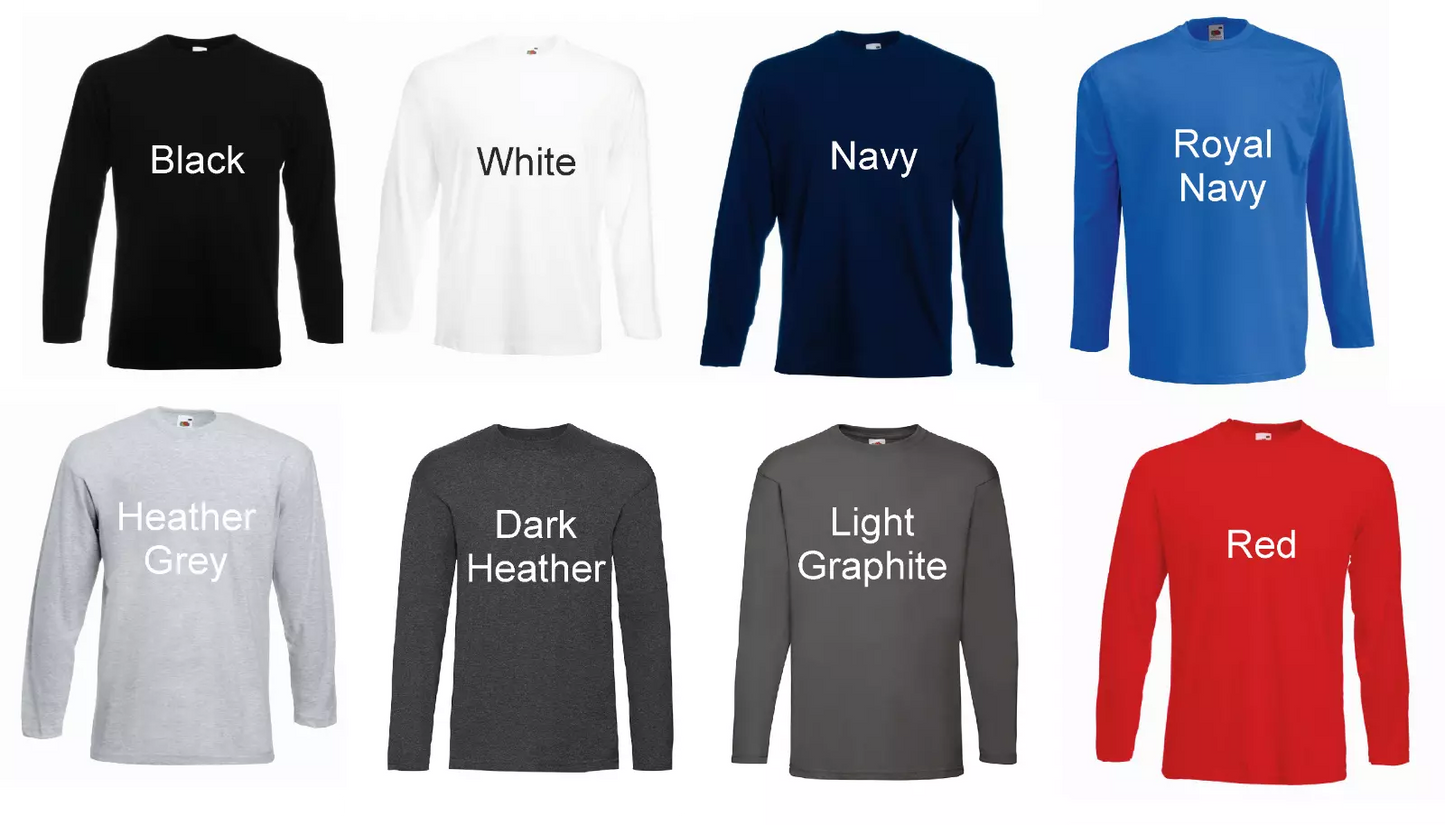 Custom Printed Long Sleeve T-Shirt