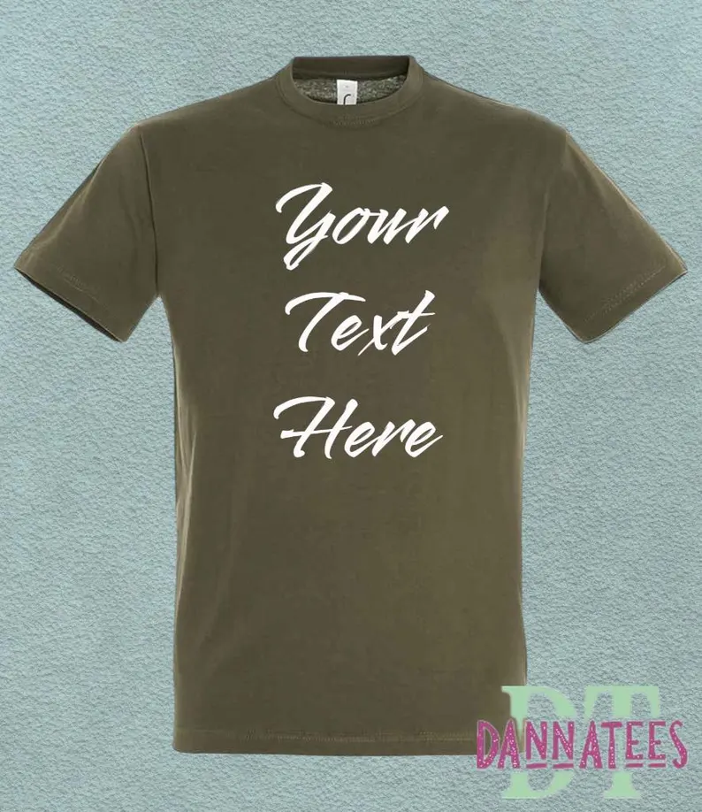 Custom Printed Personalised T-shirt