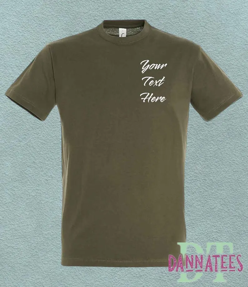 Custom Printed Personalised T-shirt