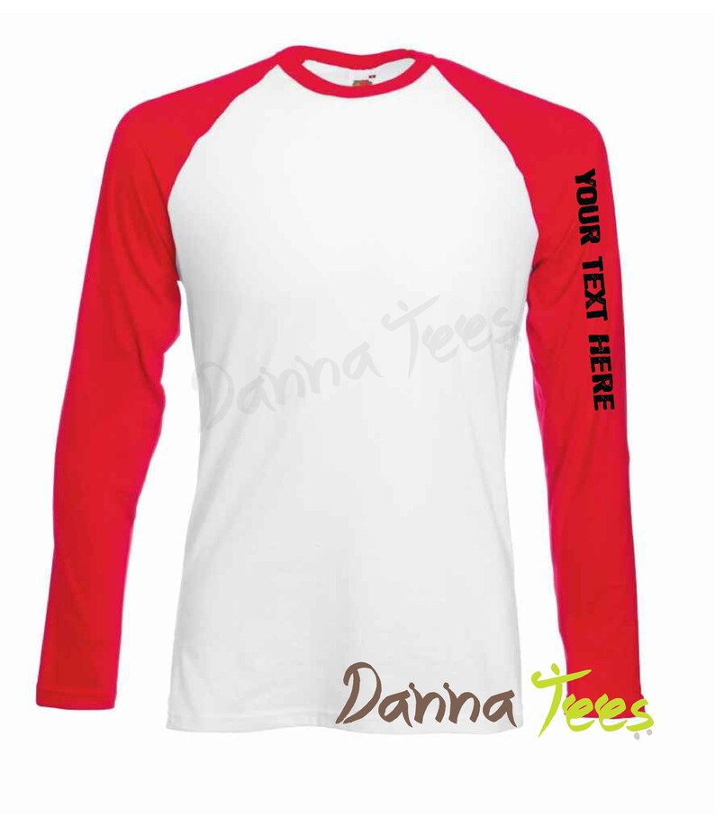 Baseball Long Sleeve Custom Printed T-shirts