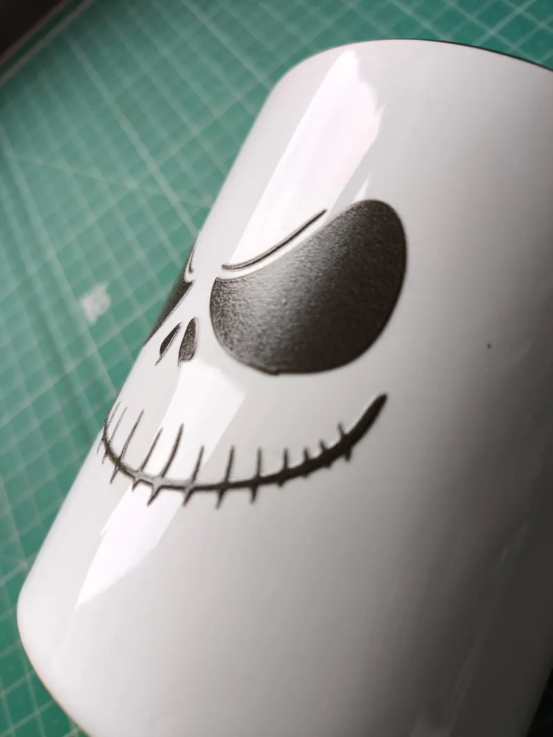 Jack Skellington Mug: Tim Burton Cartoon, 3D UV Print, 11oz