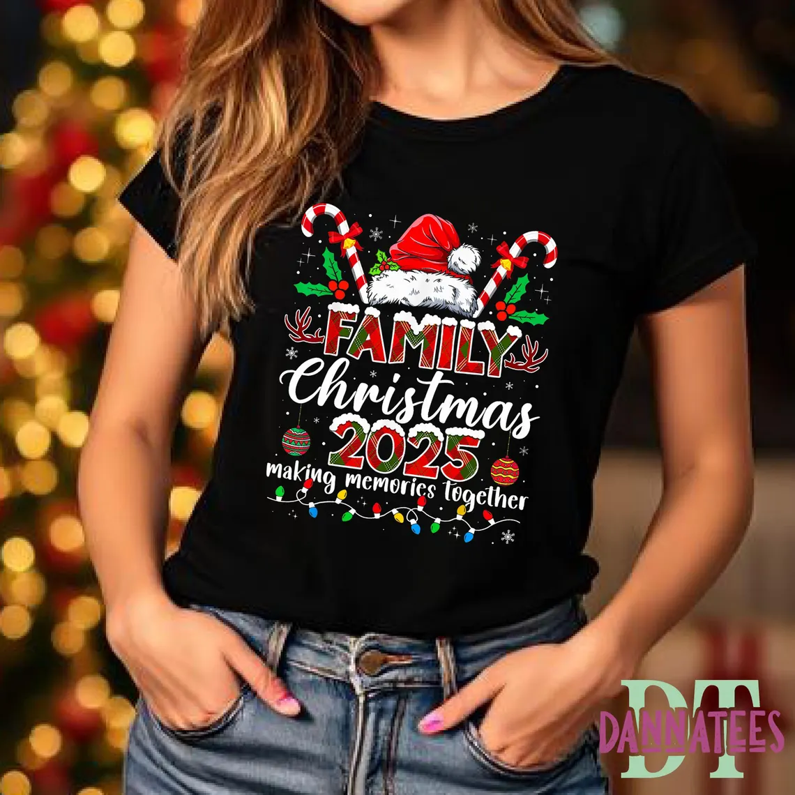 Family Christmas 2025 “Making Memories Together” Matching T-shirts
