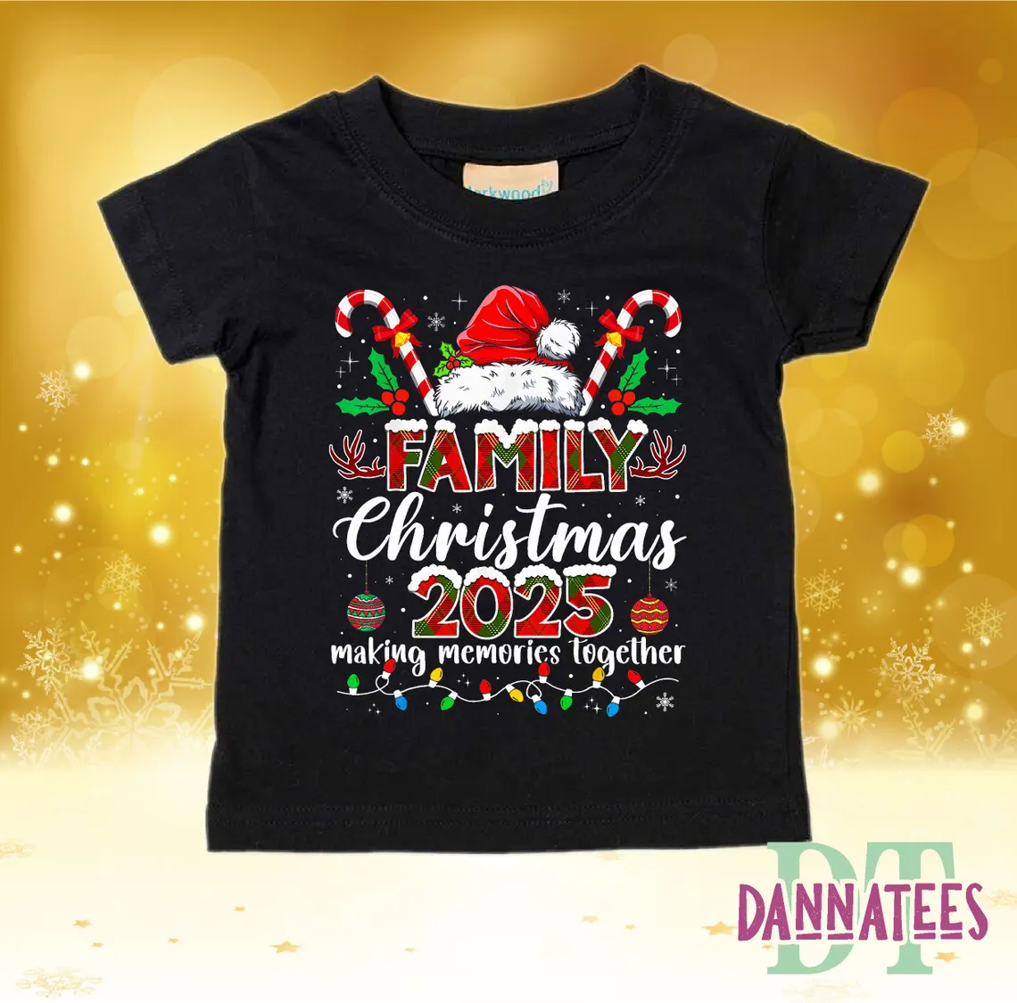 Family Christmas 2025 “Making Memories Together” Matching T-shirts