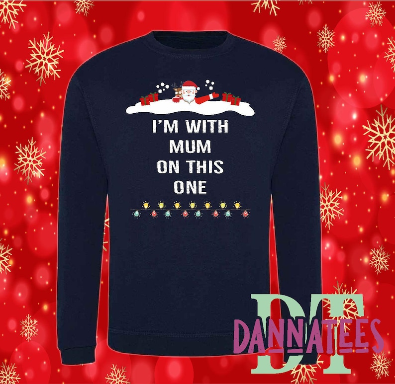 Personalised Family Christmas Sweatshirt Set - Matching Outfits