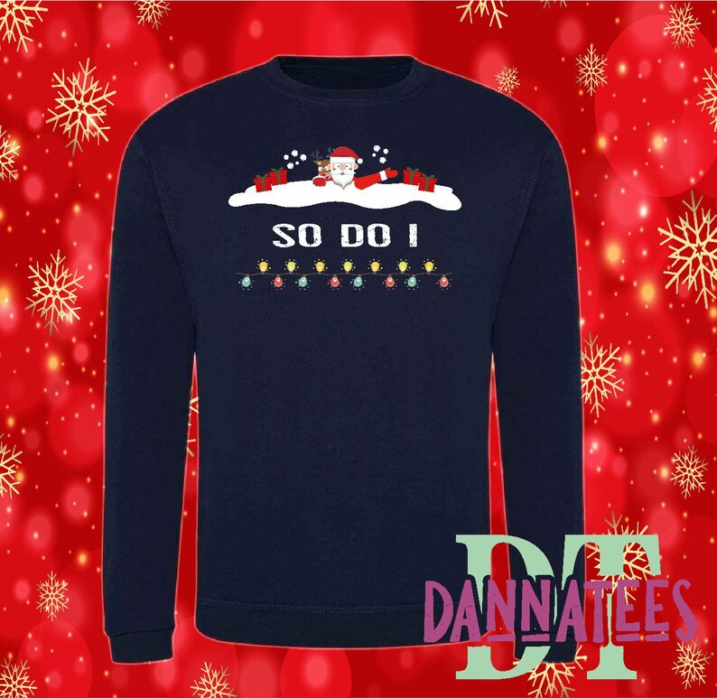 Personalised Family Christmas Sweatshirt Set - Matching Outfits