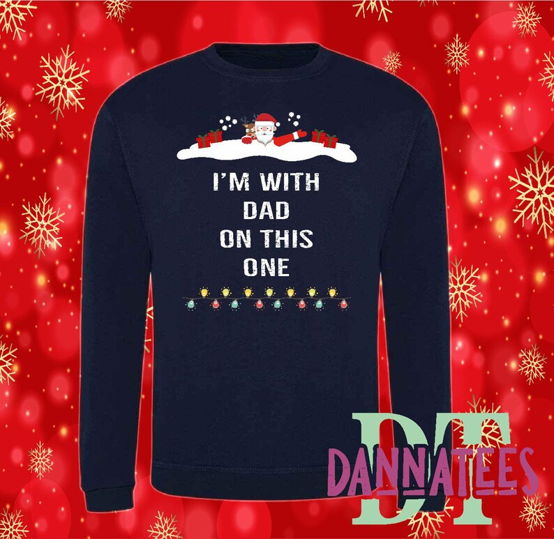 Personalised Family Christmas Sweatshirt Set - Matching Outfits