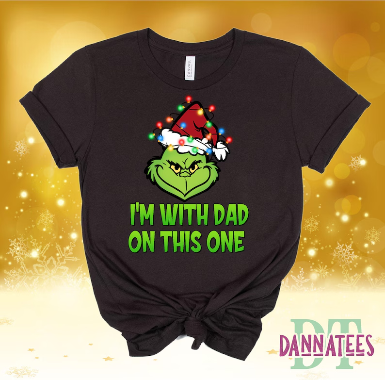 Team Grinch Christmas T-Shirts: Matching Family Outfits