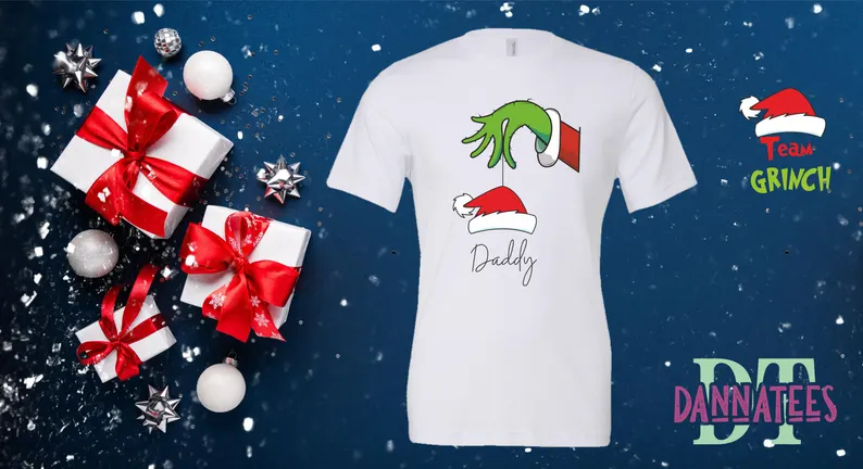 TEAM GRICH with name Family Matching T-shirts Set Men Women Children & Baby Colour white * Unisex from S to 6XL