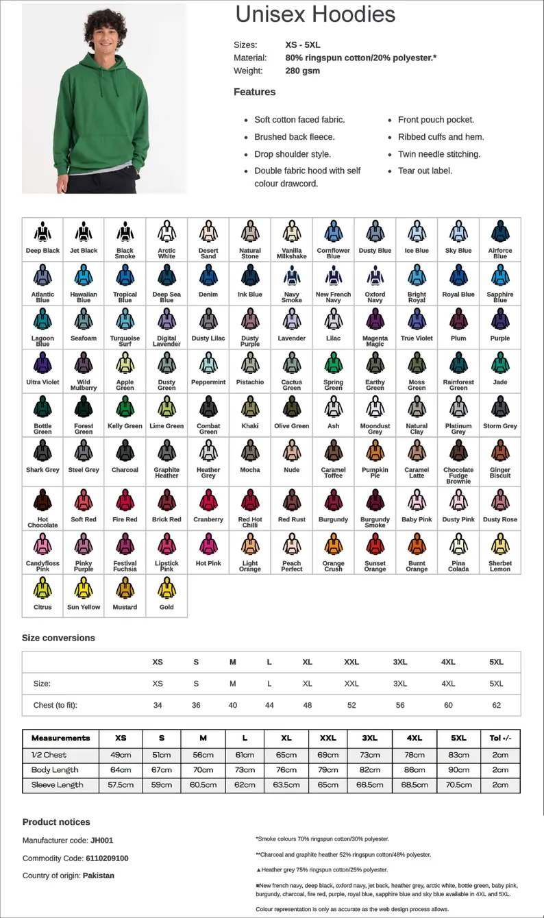 Nightmare Before Christmas Hoodie: Jack Skellington, Unisex Kids & Adult Sizes