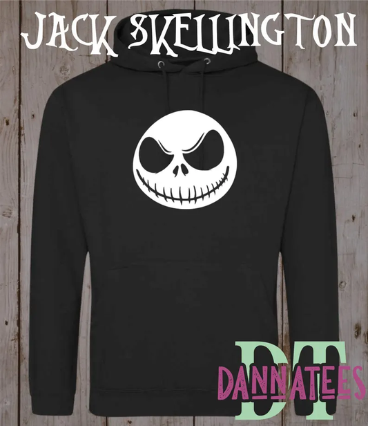 Jack Skellington The Nightmare Before Christmas Tim Burton Hoodie Kids and Unisex Hoodies from S to Size 7XL