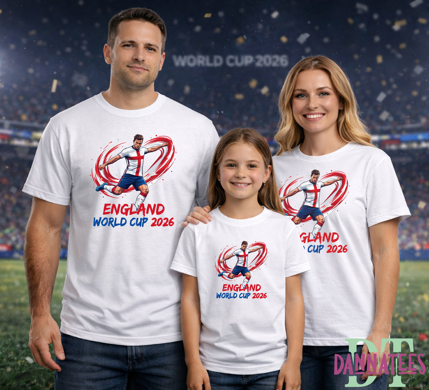 2026 ENGLAND World Cup 26 Adult Kids T-Shirt Football Coming Home Soccer T-shirt